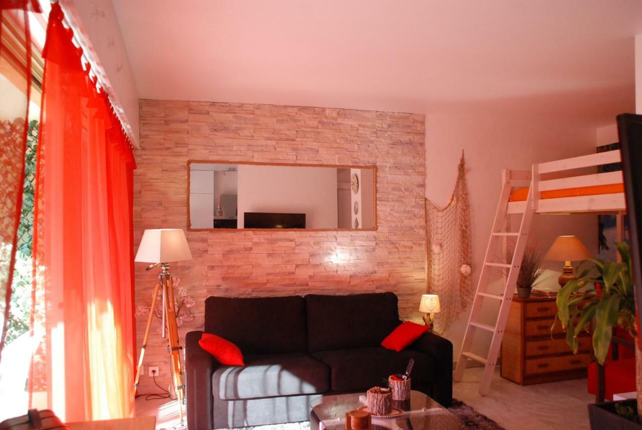 Studio - Juan Les Pins - Proximite Plages Antibes Luaran gambar